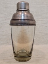 Antique Glass Silver Cocktail