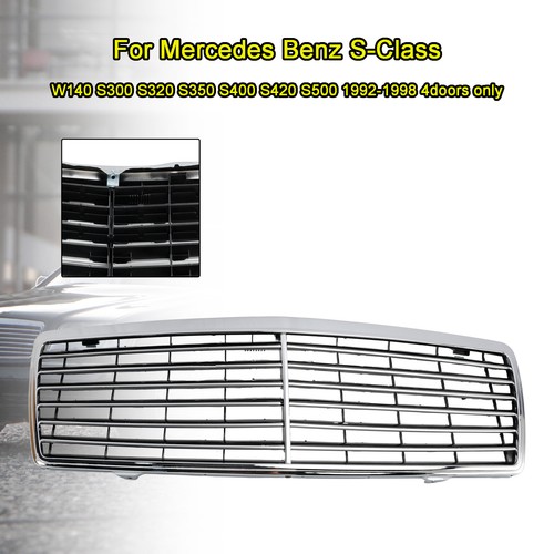 Chrome front bumper - front, grill