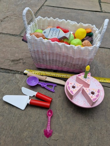 Play food plastic and - and, wooden
