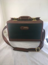 Samsonite Vintage Vanity Case Canvas Shell - Beauty / Travel / Makeup Case (H12)