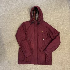 Men’s Fred Perry Red Parka