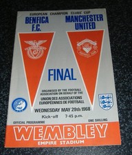 Benfica v Manchester Utd 1968 - European Cup Final, Wembley