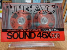 Teac 46X Or reel to reel  audio cassette blank tape sealed Made in Japan
