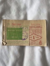 Motor Fuel Ration Book for