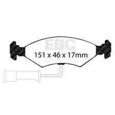 EBC DP2389 BRAKE PAD SET DISC