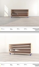 Large plywood shelving / storage, plan chest unit, Kitchen Island, Castor Wheels