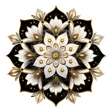 White Black Mandala Vinyl