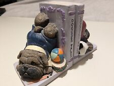 Bulldog Pups Bookends Animal