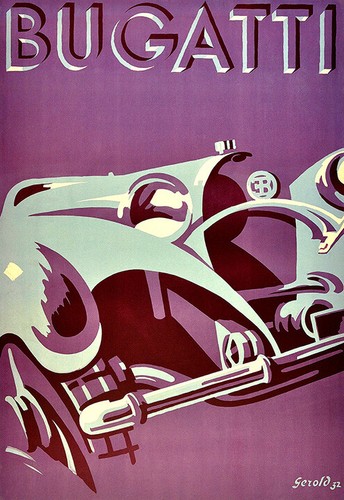 Bugatti deco auto automobile - ,