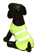 PET GEAR HIGH VIS VISIBILITY RD SAFETY REFLECTIVE DOG COAT WINTER JACKET YELLOW