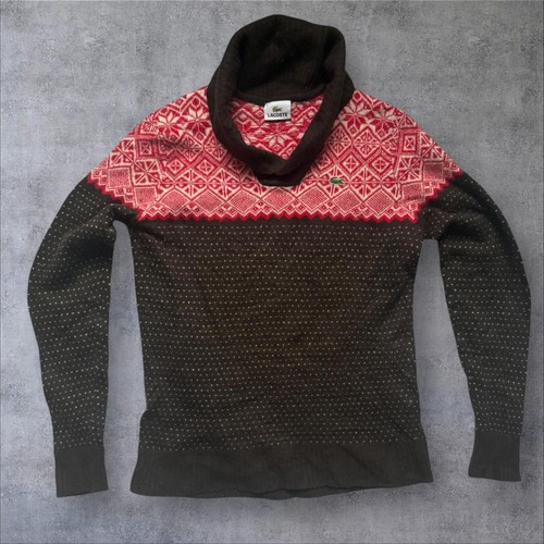 Lacoste jumper fair isle red - isle,