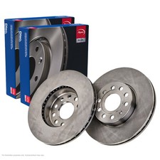 2x APEC Front Brake Discs For