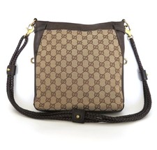 GUCCI Brown GG Monogram Canvas