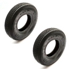 2x Trailer Tyre 4.80/4.00-8 4 Ply Fits 8'' Rims Max 265kg Rated 81mph Off Road