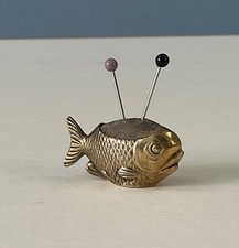 Rare Antique Silver Goldfish