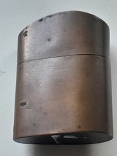 Vintage WW1 Trench Art Cigarettes Lighter.  Copper Body. Larger Size.