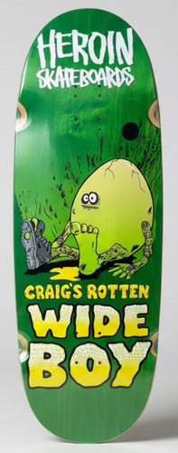 Heroin skateboard deck craig - heroin,