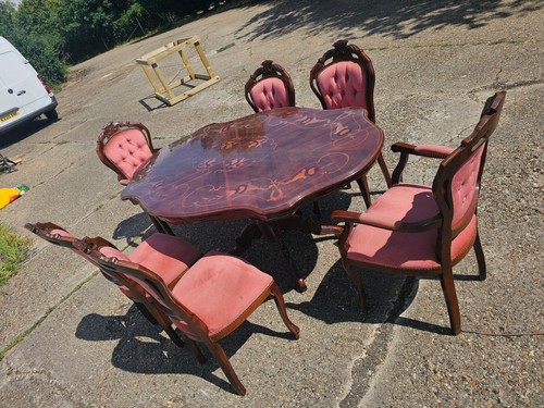 Dining room table chairs - table,