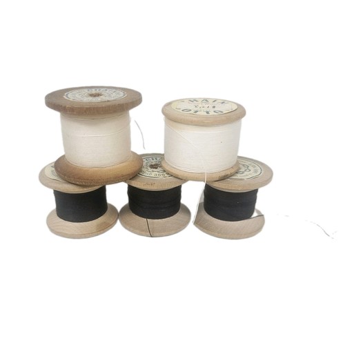 Vintage wooden cotton - vintage, reels