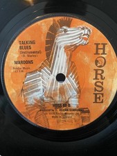 The Maroons - Talking Blues 7" Reggae Vinyl - HOSS-80 -  Bob Marley Instrumental