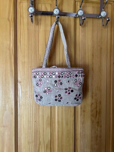 Kookai mirrored fabric handbag - fabric,