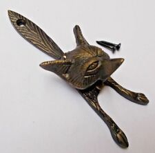 CAST IRON FOX HEAD  DOOR