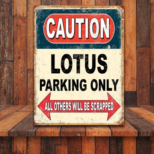 Funny caution lotus parking - caution,