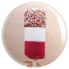 FAB Ice Lolly BUTTON PIN BADGE 25mm 1 INCH Vintage Eighties Retro Student