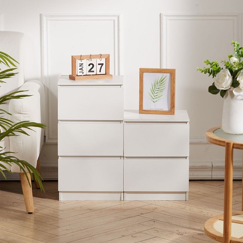 Modern bedside table drawers - table,