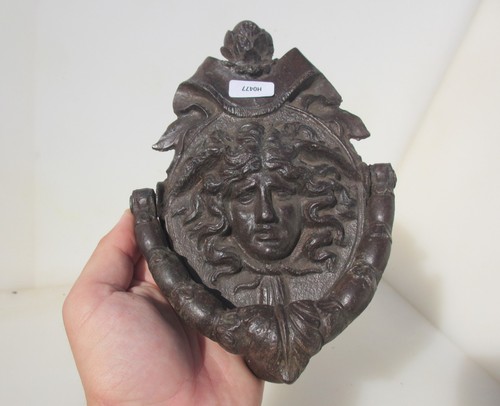 Large antique iron bacchus - iron,