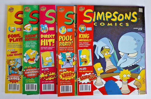 Simpsons comics job lot bundle - simpsons,