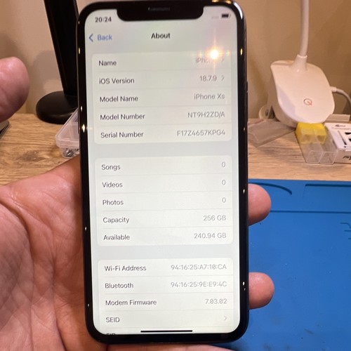 Iphone 256gb unlocked read - xs,