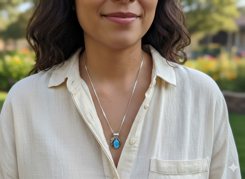 Navajo turquoise mosaic - mosaic, inlay