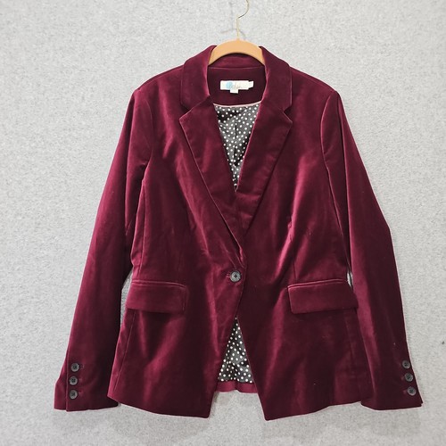 Boden blazer velvet - blazer, button