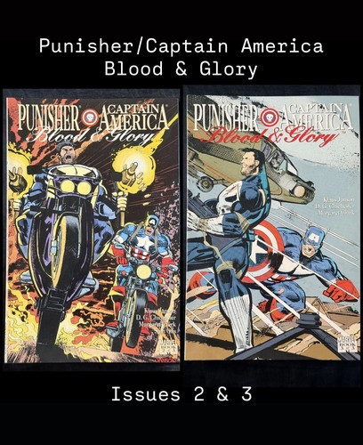 Marvel comics punisher captain - marvel, punisher/captain