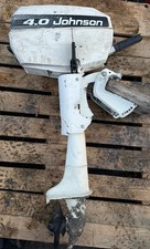 4HP Johnson 4.0 2 Stroke Short Shaft Tiller Control Outboard
