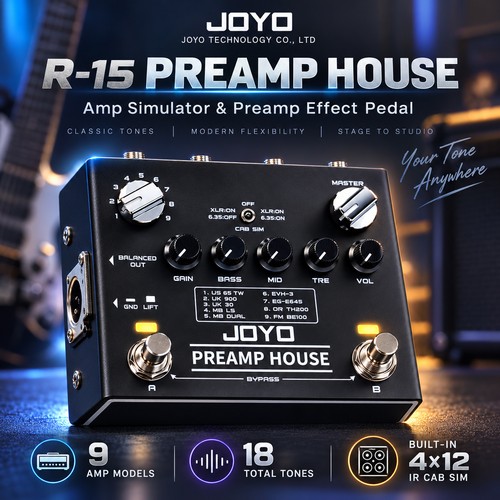 Joyo preamp house amp - r-15,
