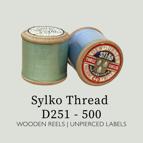 Dewhurst sylko wooden reels - wooden,