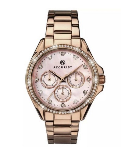 Accurist ladies rose gold - ladies,