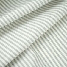 French Ticking Striped Cotton Linen Blend Fabric Premium Quality 55" Wide 💕