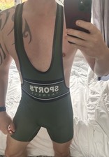 Tauwell Singlet, Green, Large, Gay interest  