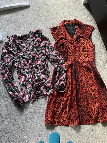 Zara floral neck - xs,