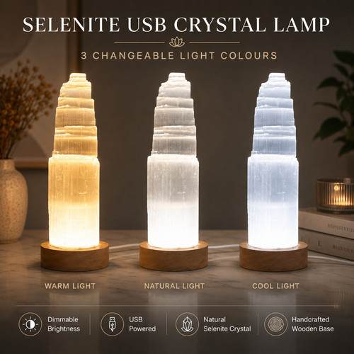 Elenite usb crystal lamp - elenite,