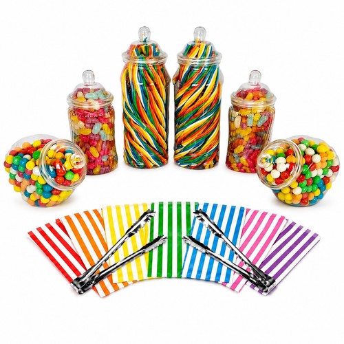 Plastic sweet jars - sweet, 50