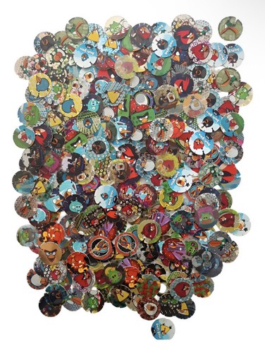 100 angry birds tazos - 100,