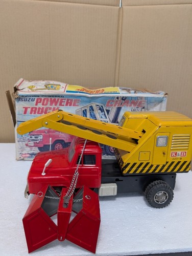 Aoshin tin toy car isuzu - car,