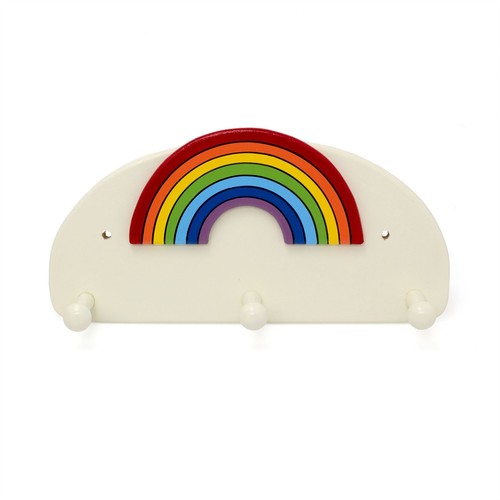 Children rainbow coat rack - rainbow, |