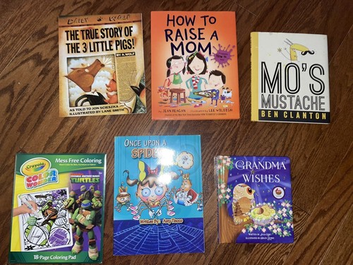 Children book lot set - of, 6