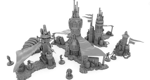 Communication towers star - towers,
