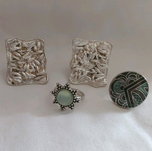 Bundle rings silver tone - silver,